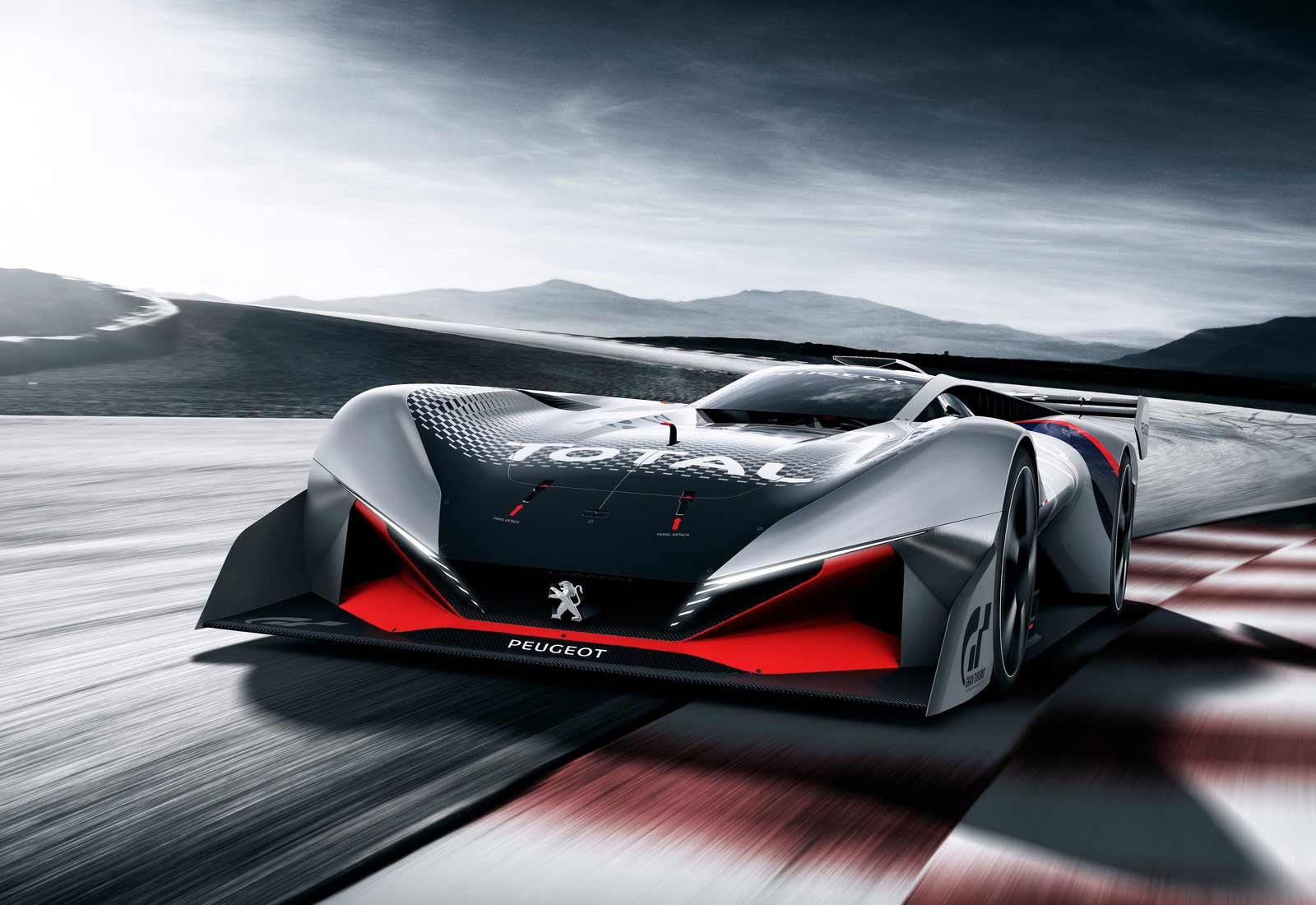 Peugeot L750 R HYbrid Vision, prototipo espectacular para el Gran Turismo Sport
