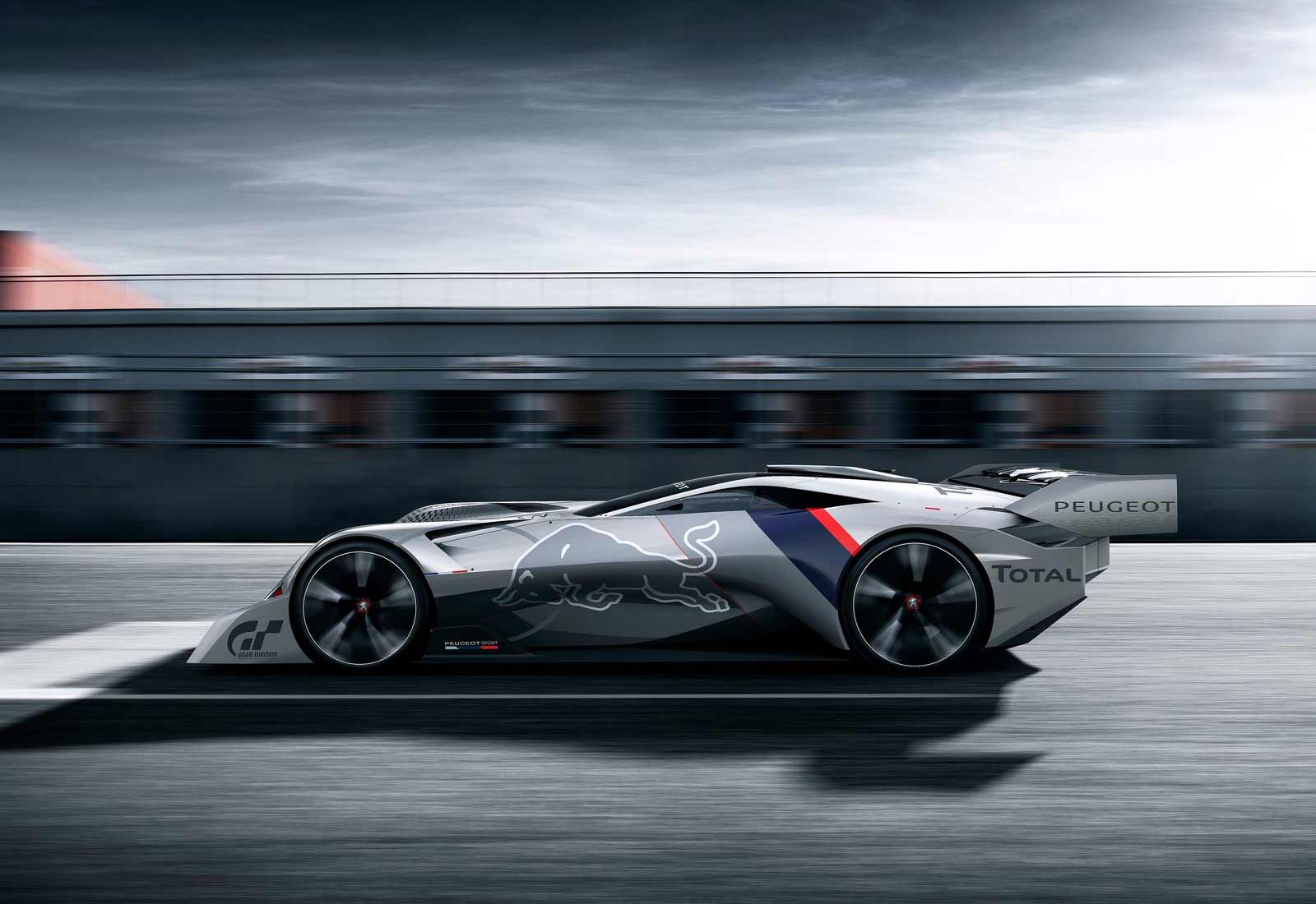 Peugeot L750 R HYbrid Vision, prototipo espectacular para el Gran Turismo Sport