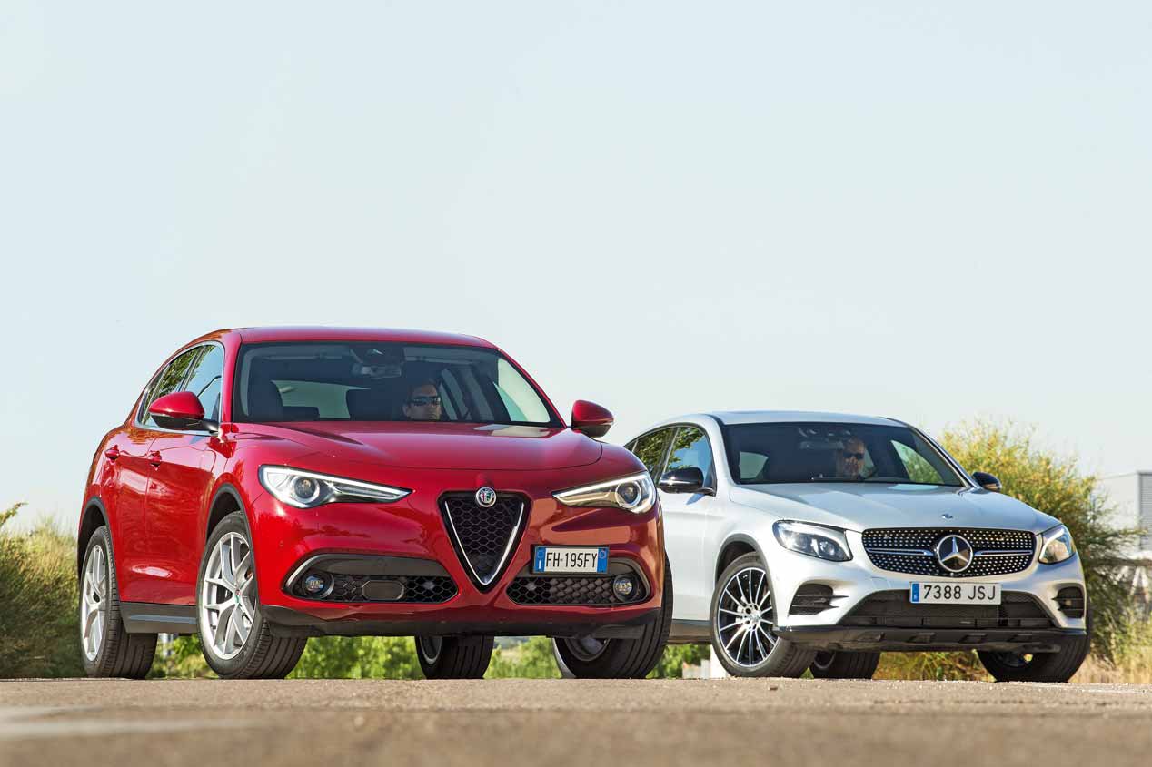 Alfa Romeo Stelvio vs Mercedes GLC Coupé: ¿cuál es mejor SUV?