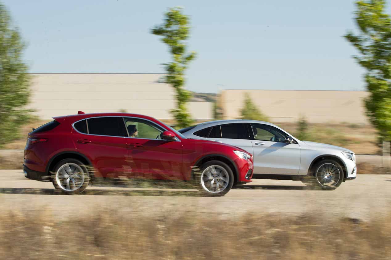 Alfa Romeo Stelvio vs Mercedes GLC Coupé: ¿cuál es mejor SUV?