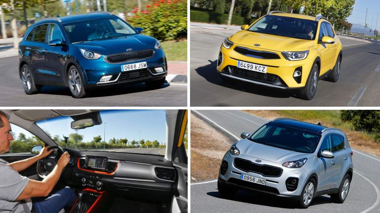 Comparativa SUV: Kia Stonic CRDi vs Niro HEV vs Sportage CRDi