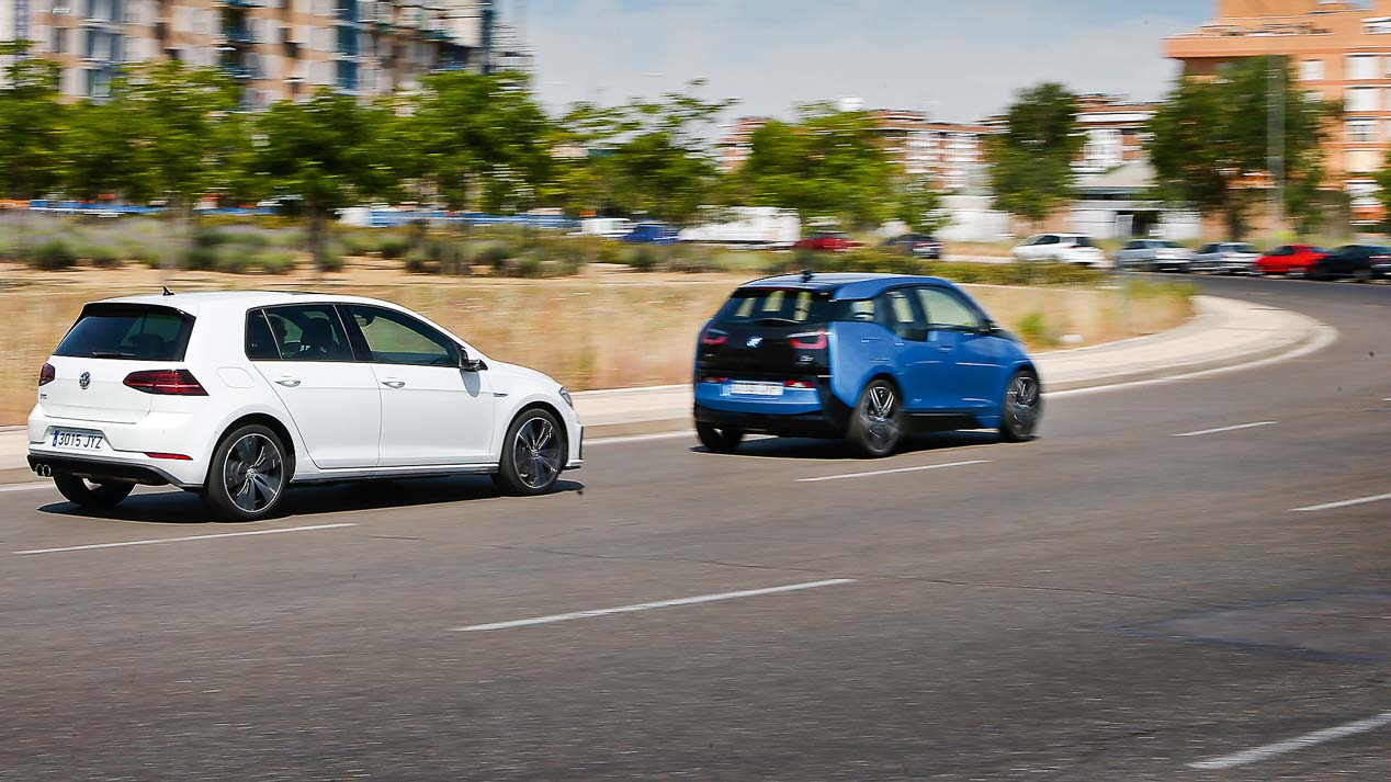 Volkswagen Golf GTE vs BMW i3 Rex 94 AH: futuro presente