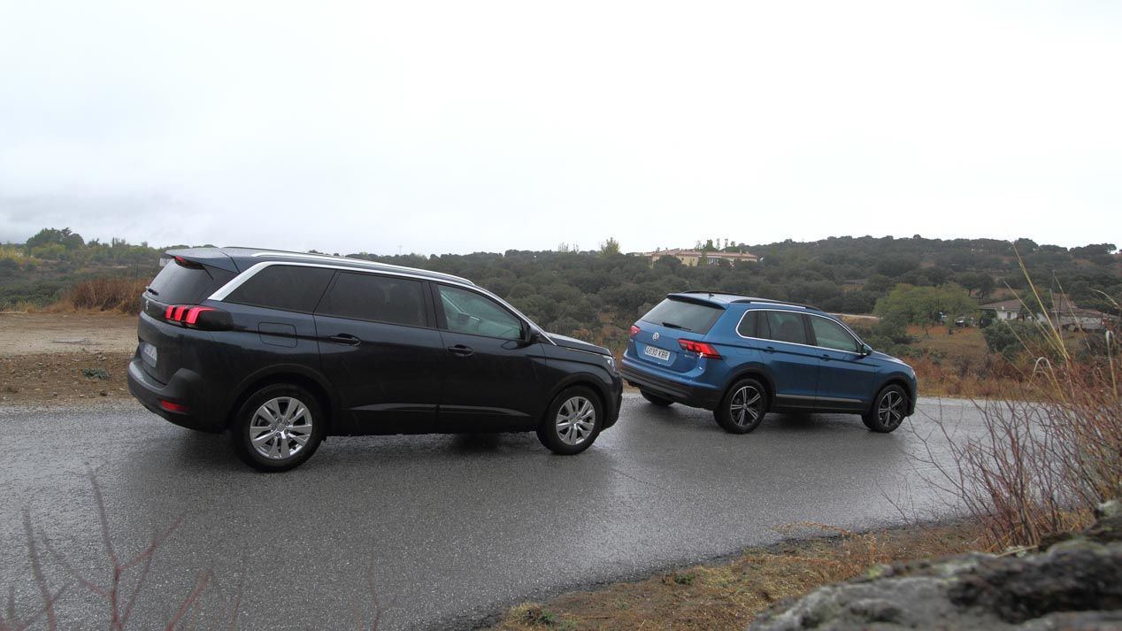 Comparativa SUV: Peugeot 5008 1.6 BlueHDI vs VW Tiguan 2.0 TDI