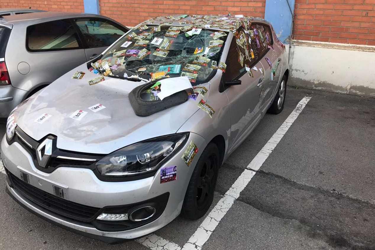 Los coches de la Guardia Civil sufrieron desperfectos por 135.000 € tras las protestas de Barcelona