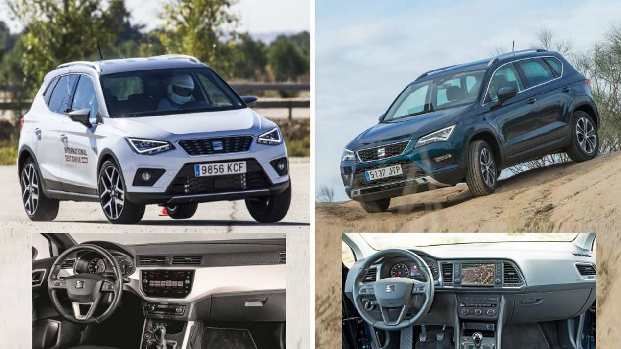 Seat Arona vs Ateca 1.0 TSI/115: duelo a mediciones entre los SUV