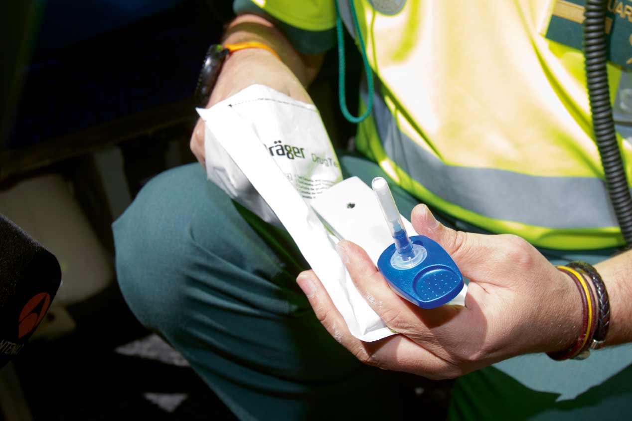 Así son los controles de drogas