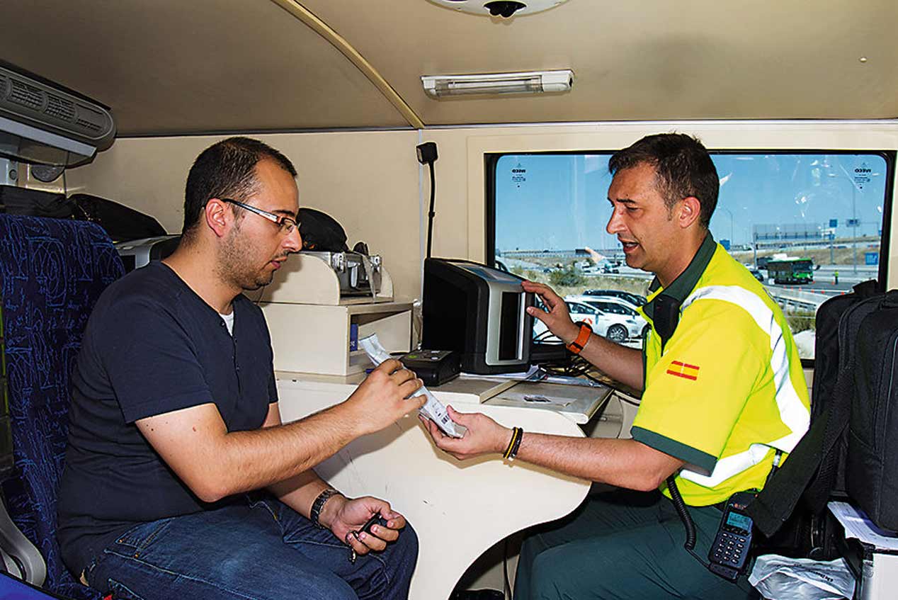 Así son los controles de drogas