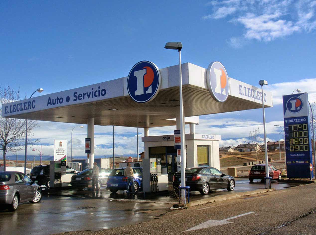 Las gasolineras E.Leclerc, de las más baratas.