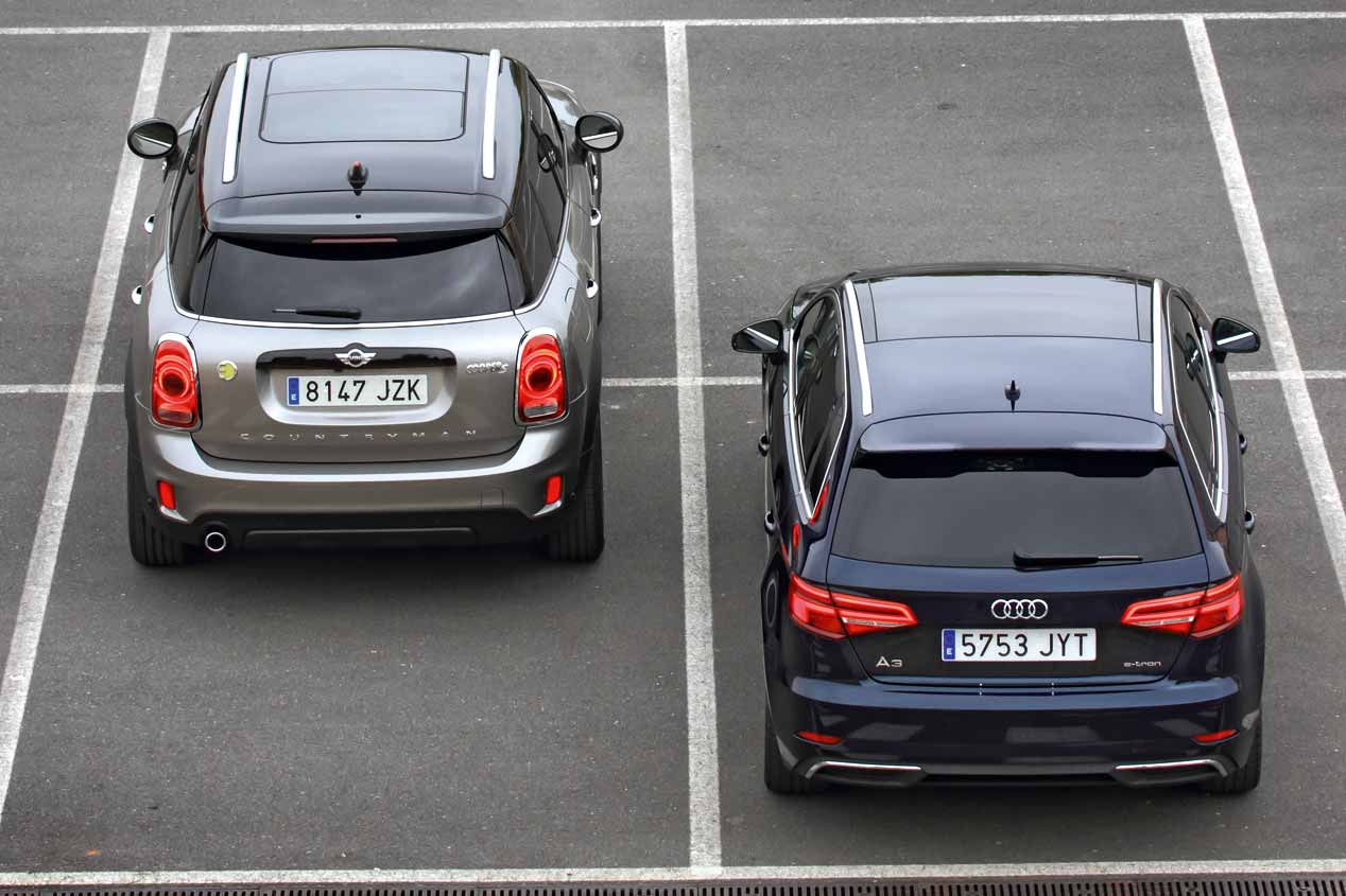 Audi A3 e-tron Sportback vs Mini Countryman Cooper S E ALL4