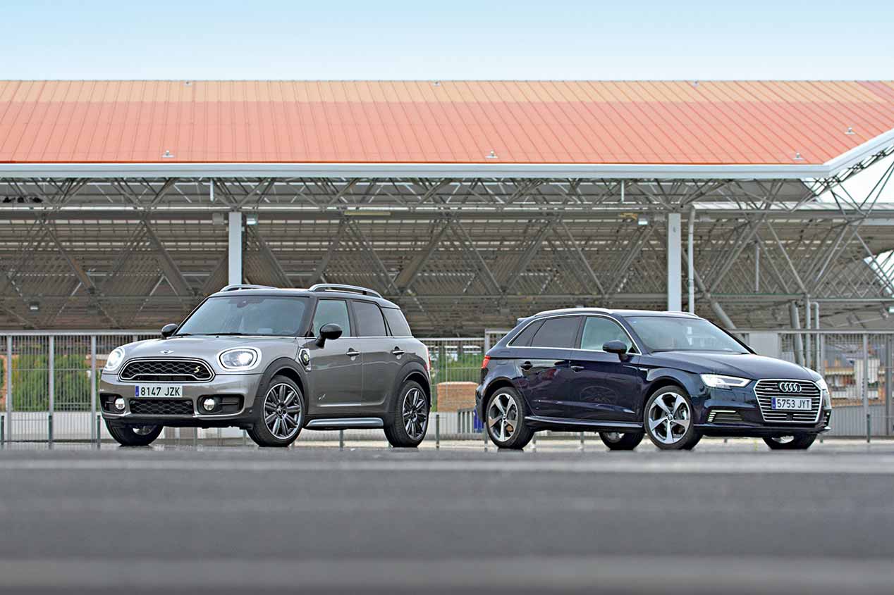 Audi A3 e-tron Sportback vs Mini Countryman Cooper S E ALL4