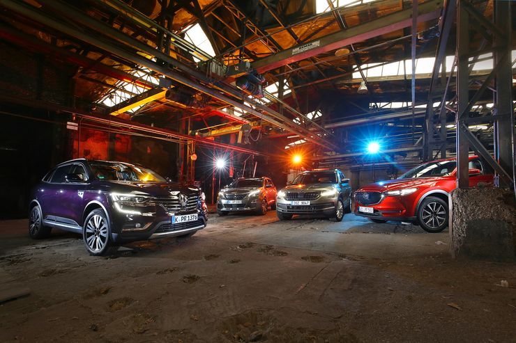 Renault Koleos, Skoda Kodiaq, Peugeot 5008 y Mazda CX-5: ¿cuál es mejor SUV?