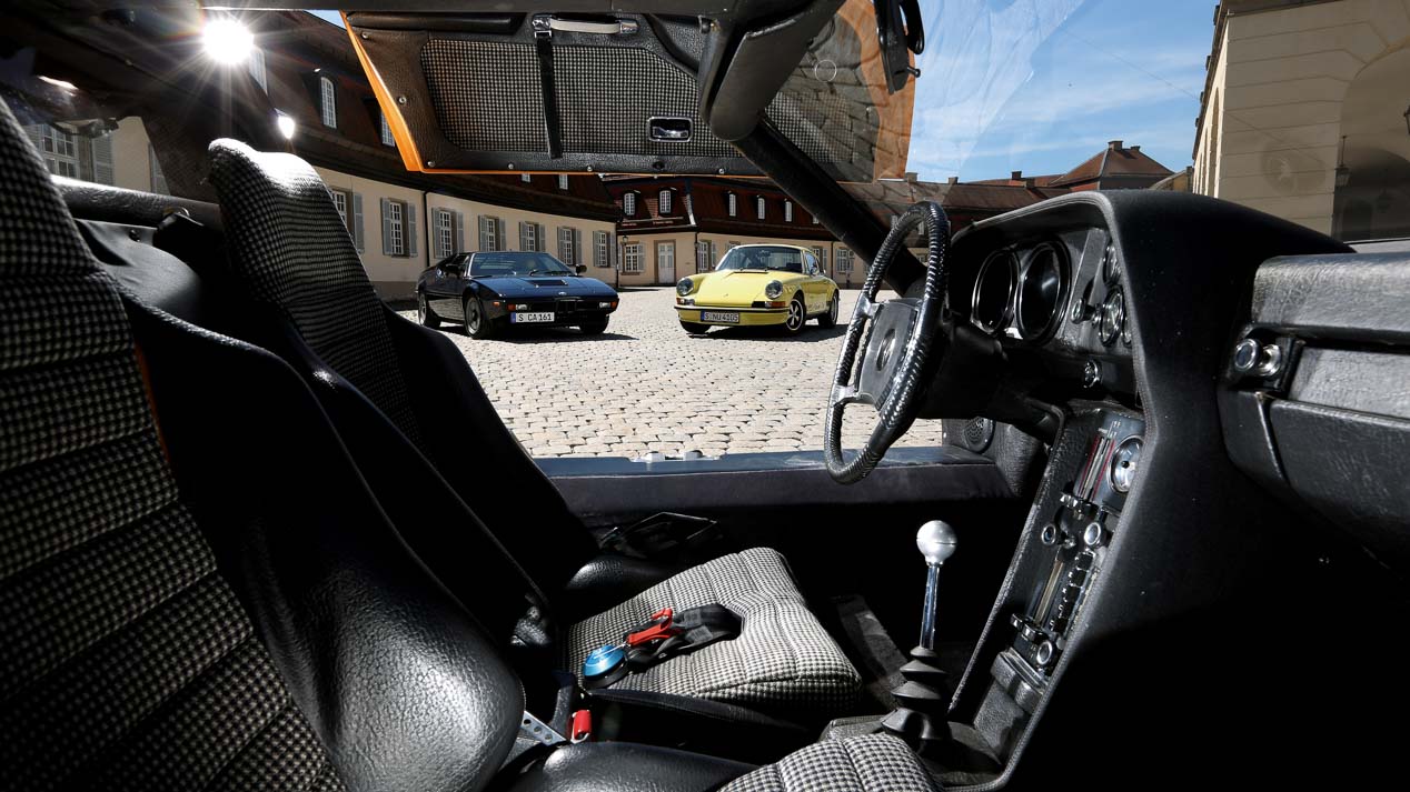 Comparativa de clásicos: BMW M1, Mercedes C111 y Porsche 911 Carrera RS