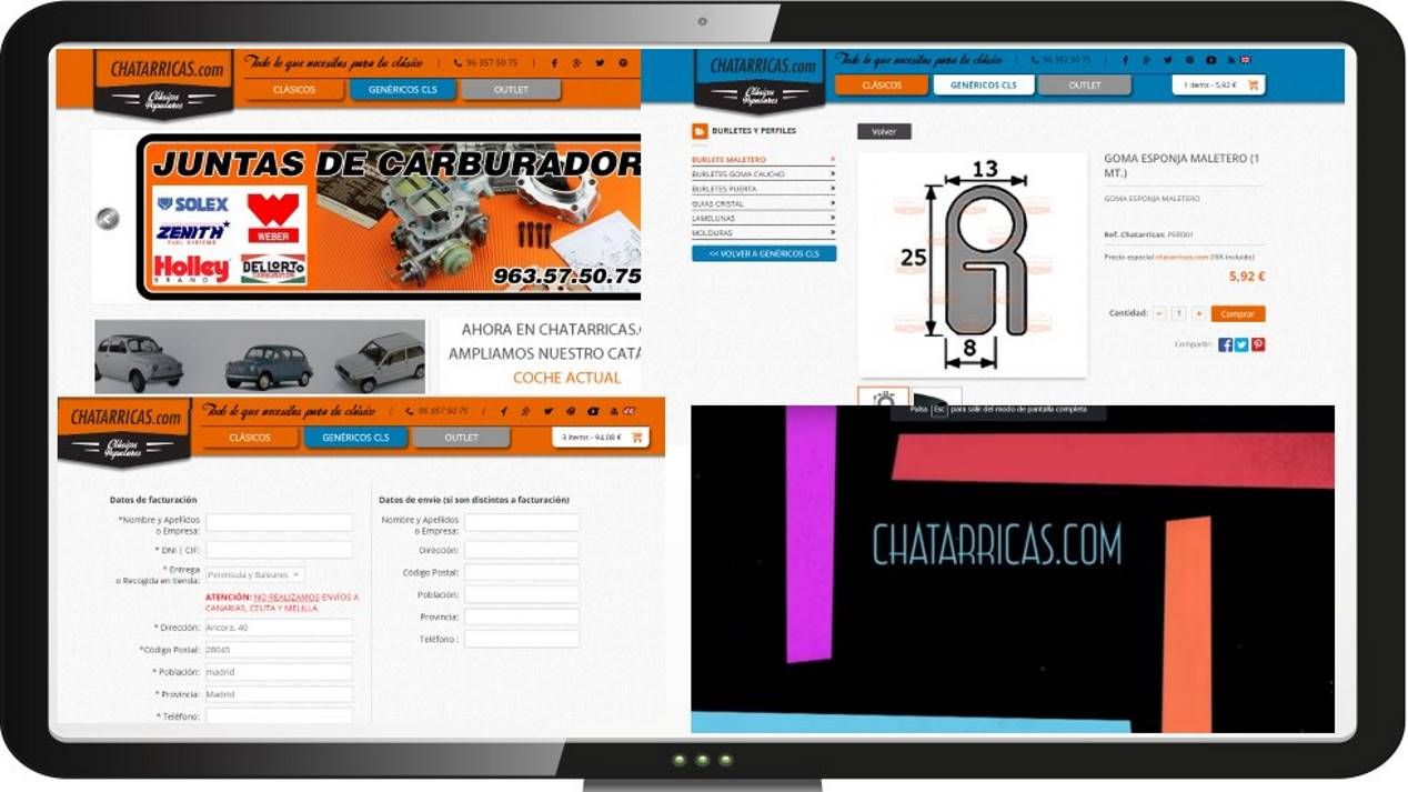 Chatarricas.com: piezas y materiales para tu coche clásico