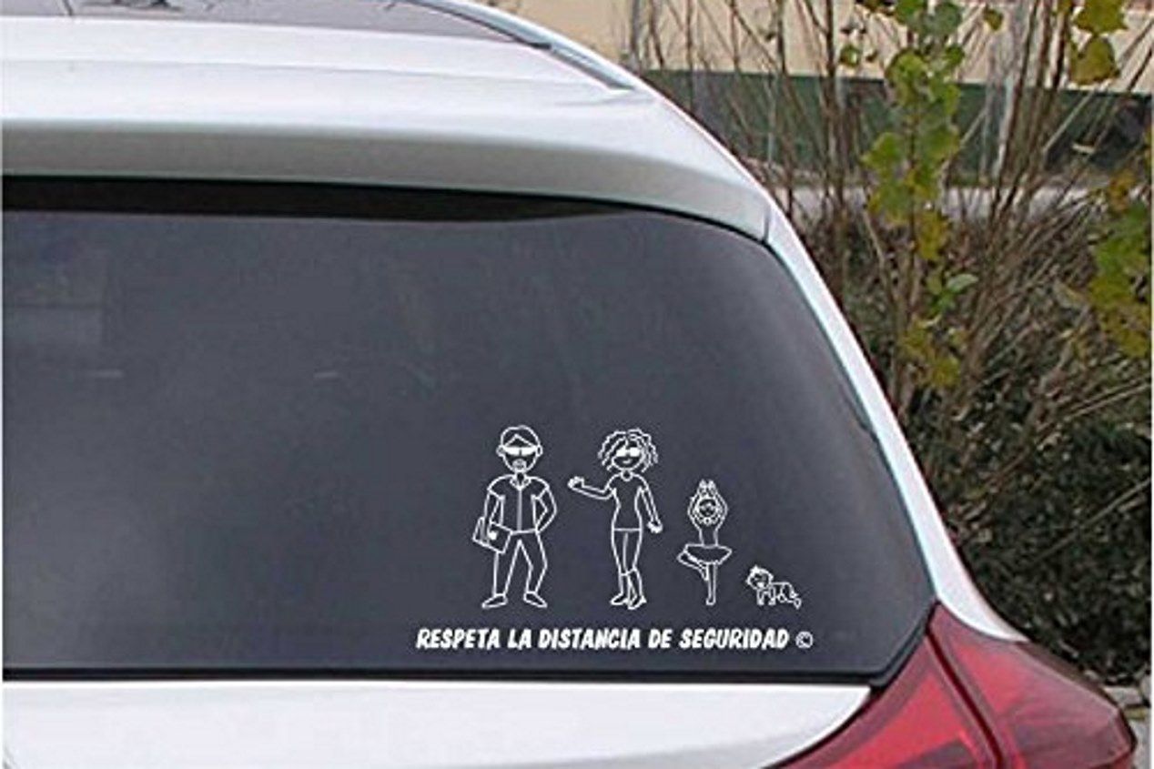 Las pegatinas para coches más curiosas
