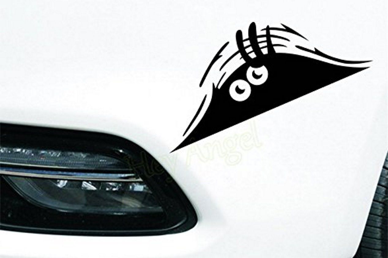 Las pegatinas para coches más curiosas