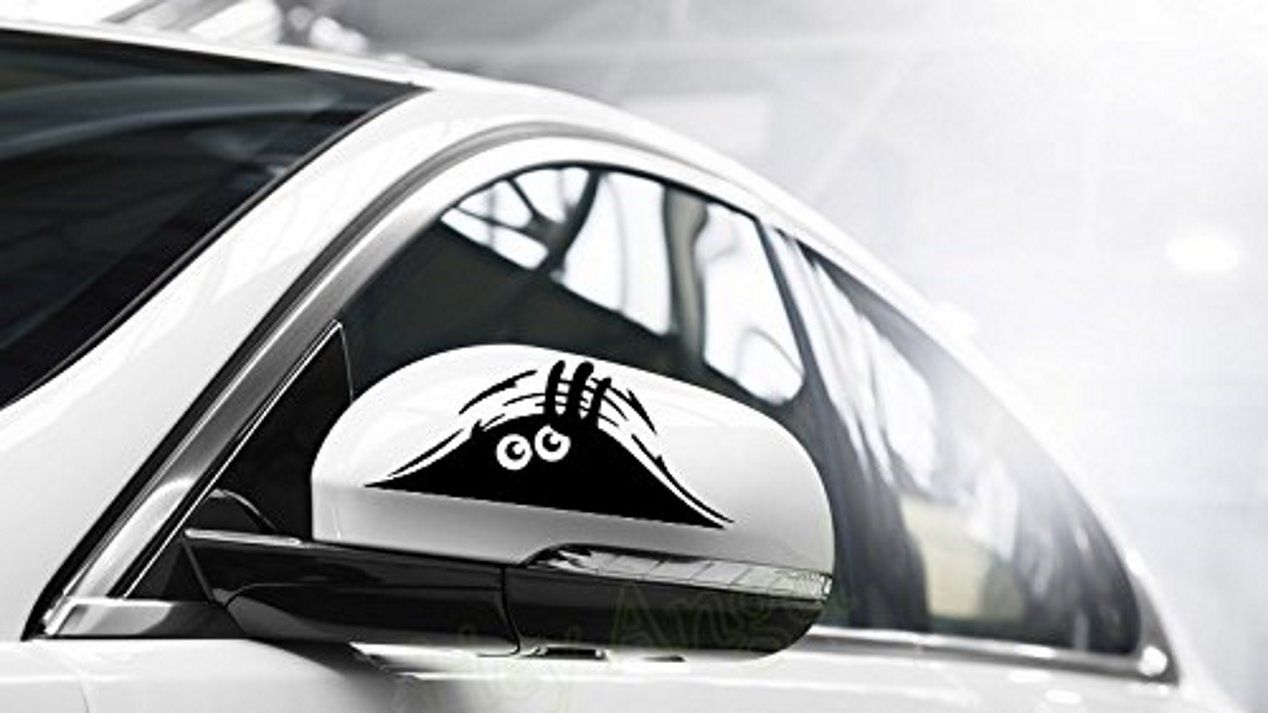 Las pegatinas para coches más curiosas