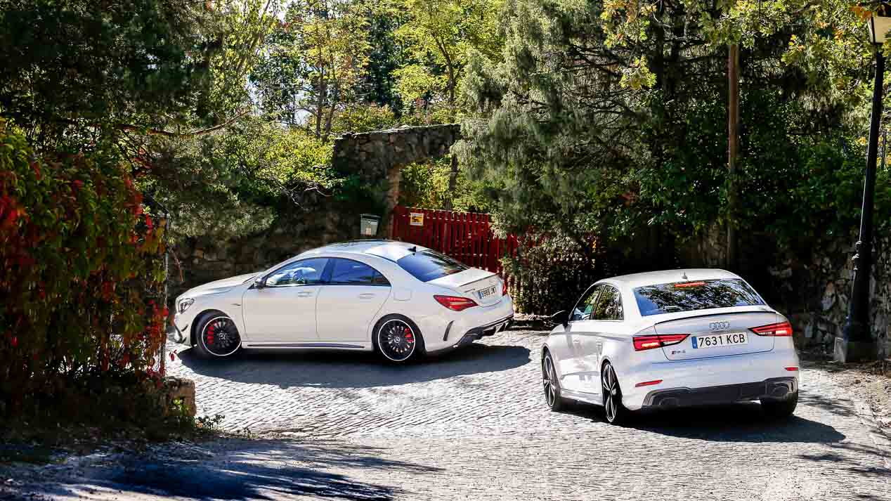Comparativa entre Audi RS 3 Sedán y el Mercedes-AMG CLA 45