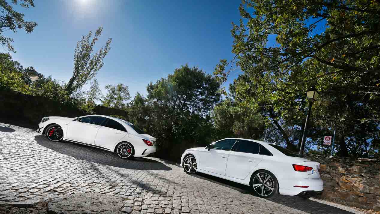 Comparativa entre Audi RS 3 Sedán y el Mercedes-AMG CLA 45