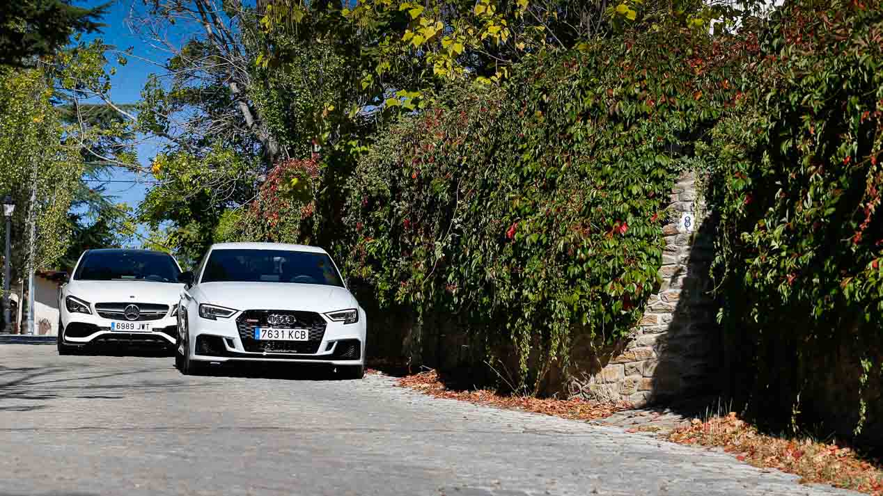 Comparativa entre Audi RS 3 Sedán y el Mercedes-AMG CLA 45