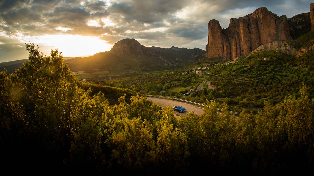 Seat 850 Spider: de ruta por el prepirineo oscense