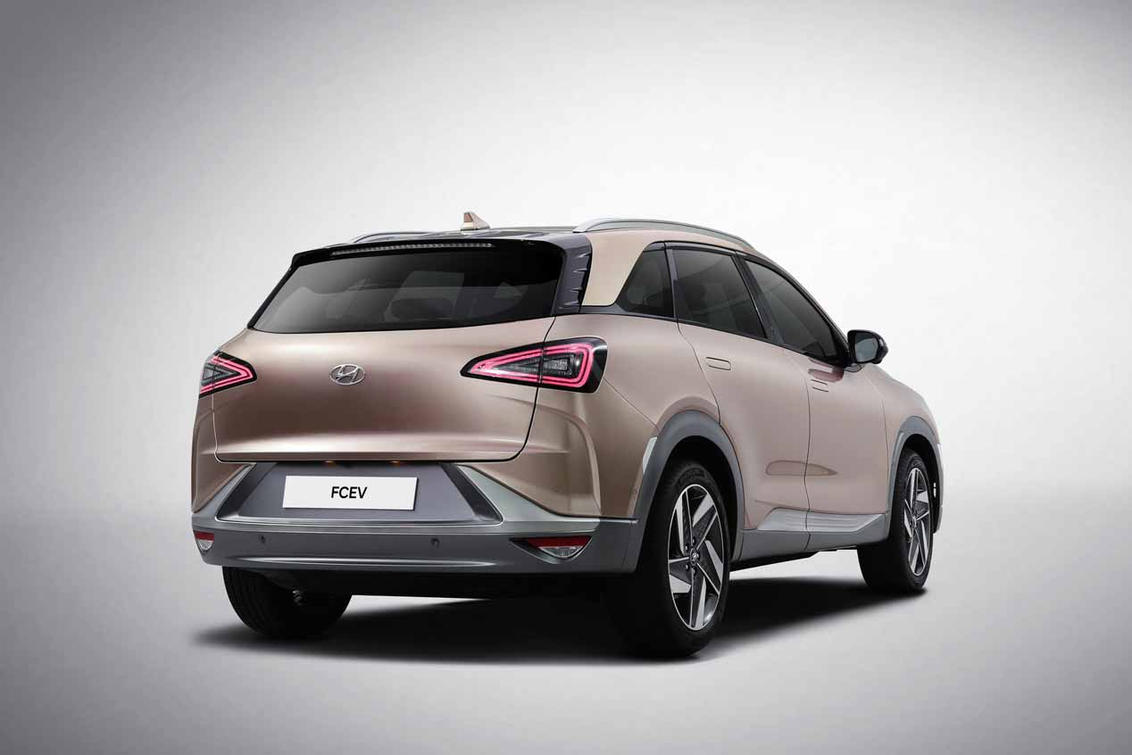 Hyundai FCEV de hidrógeno en el CES 2018