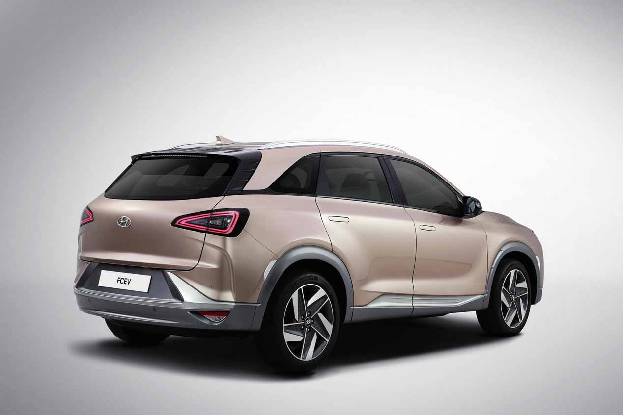 Hyundai FCEV de hidrógeno en el CES 2018