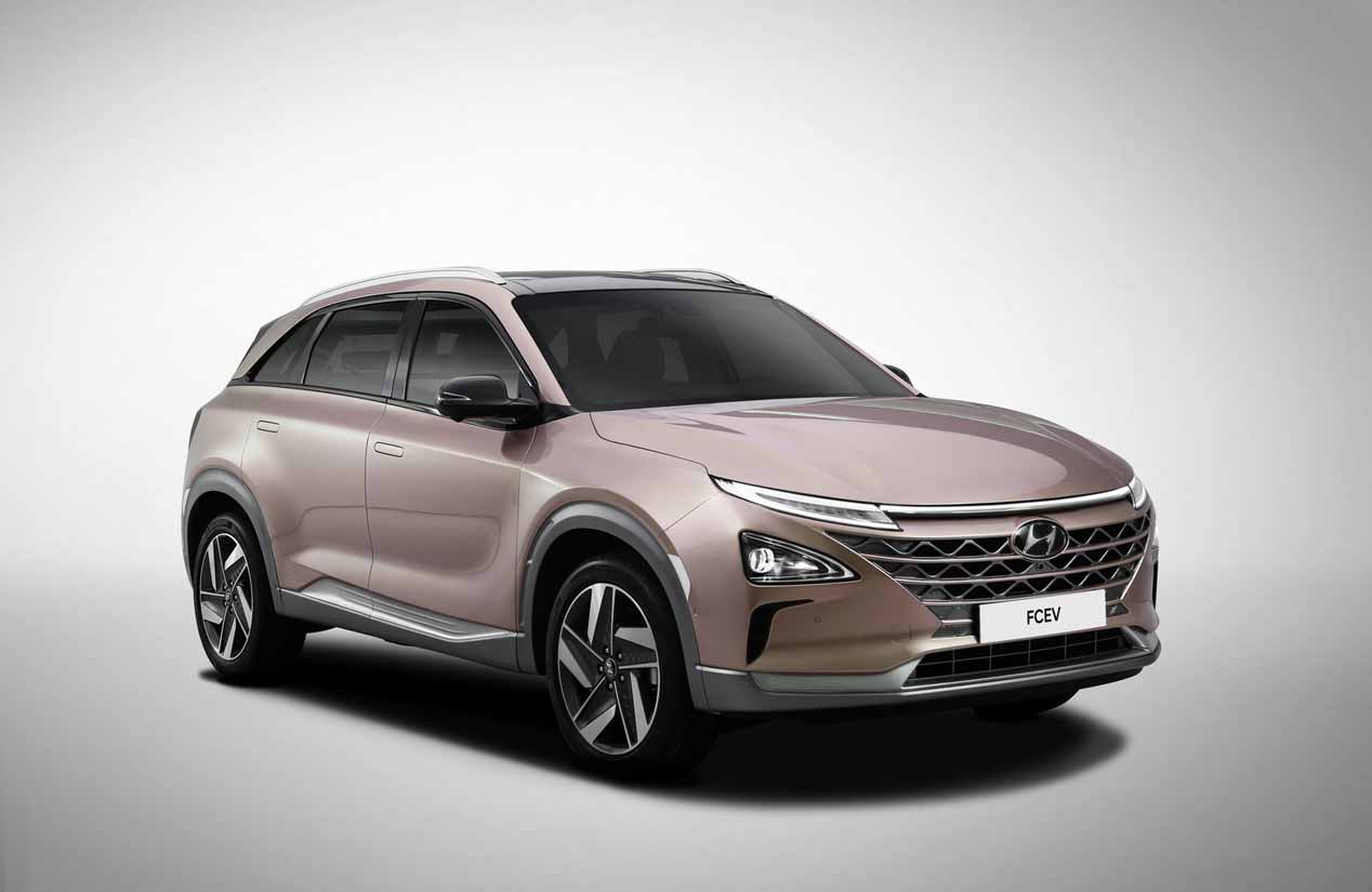 Hyundai FCEV de hidrógeno en el CES 2018