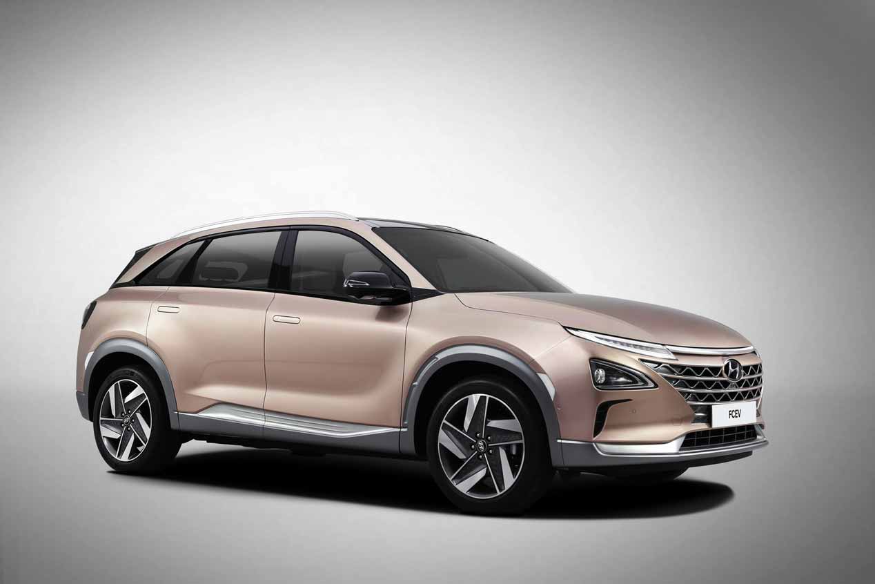 Hyundai FCEV de hidrógeno en el CES 2018