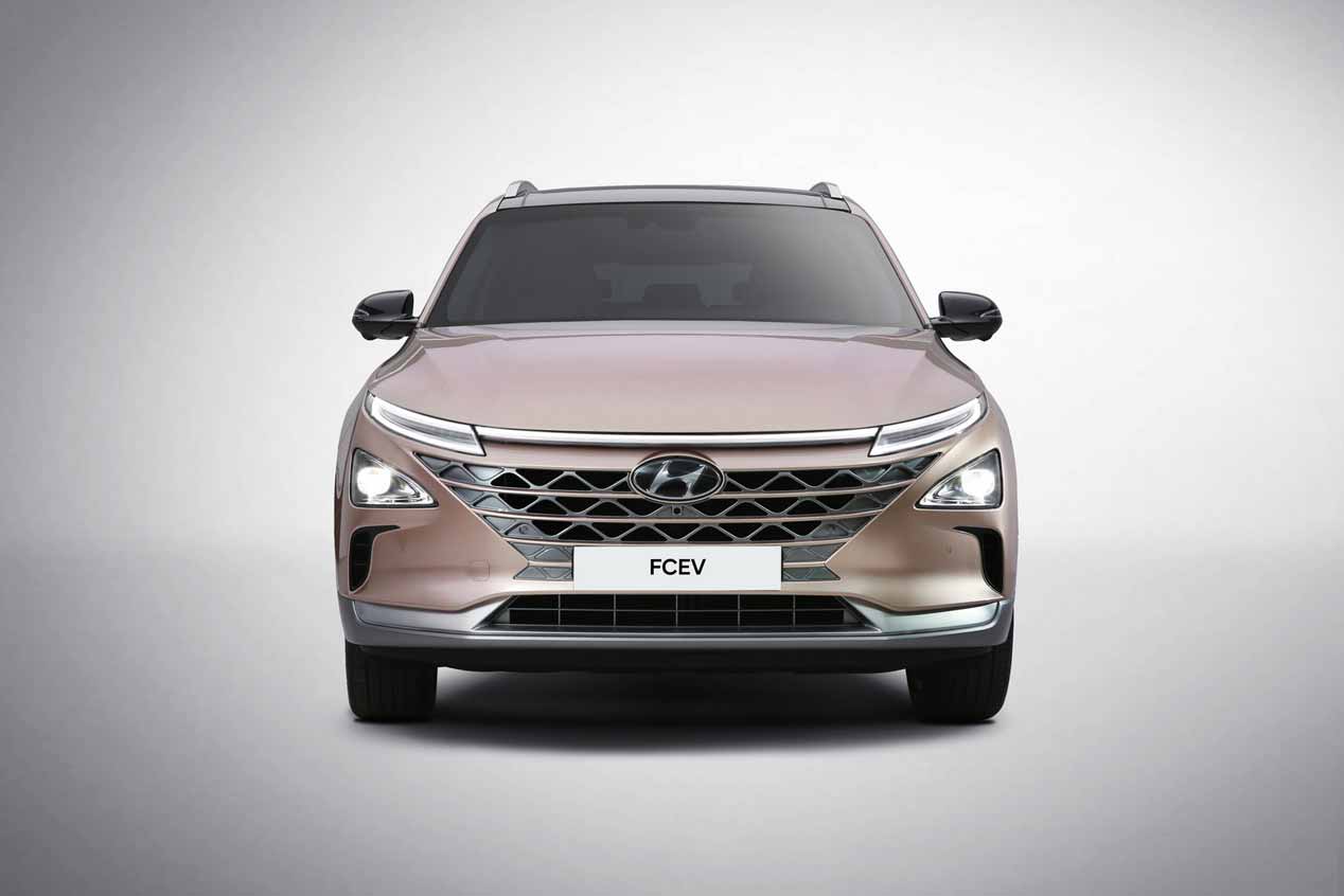 Hyundai FCEV de hidrógeno en el CES 2018