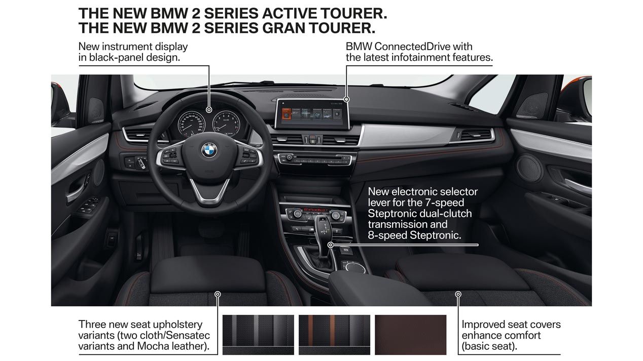 BMW Serie 2 Active Tourer y Gran Tourer, se renuevan en marzo