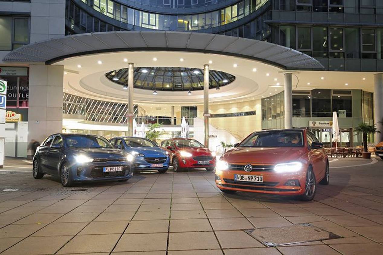 Comparativa: VW Polo TSI vs Ford Fiesta Ecoboost vs Kia Rio T-GDI vs Opel Corsa Turbo