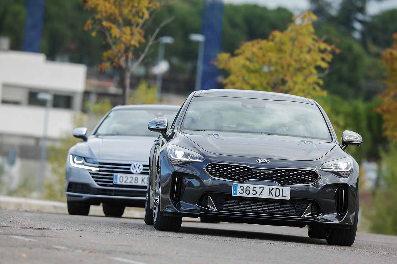 Comparativa entre el Kia Stinger y el VW Arteon Diesel