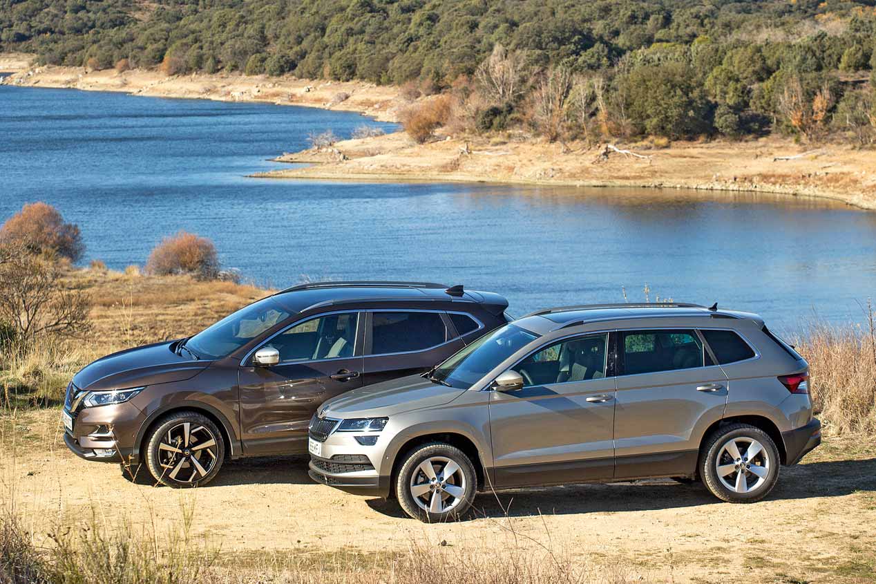 ¿Qué SUV Diesel es mejor? Nissan Qashqai 1.5 dCi vs Skoda Karoq 1.6 TDI