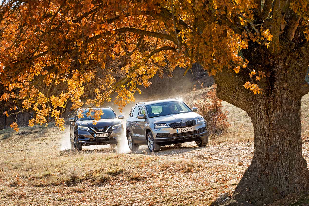 ¿Qué SUV Diesel es mejor? Nissan Qashqai 1.5 dCi vs Skoda Karoq 1.6 TDI