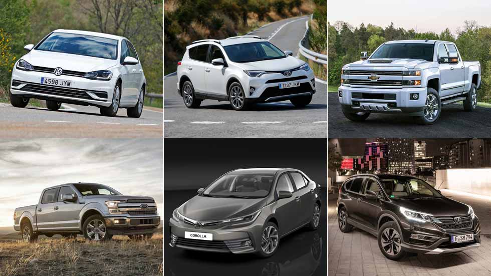 Top 20 de ventas de marcas de coches en 2017