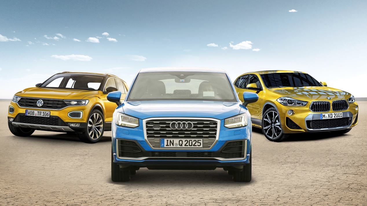 Audi Q2, Volkswagen T-Roc y BMW X3: tres SUV inéditos