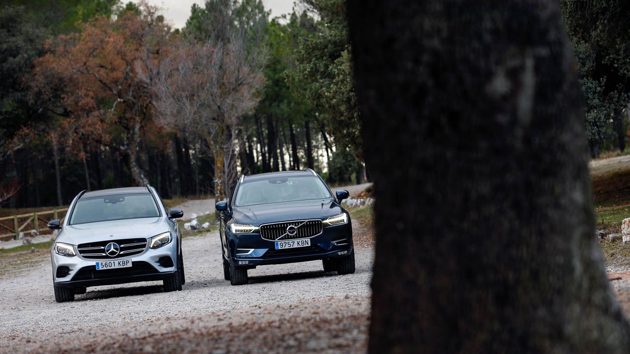 Comparativa: Mercedes GLC 250 d vs Volvo XC60 D4