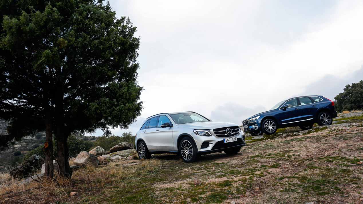 Comparativa: Mercedes GLC 250 d vs Volvo XC60 D4