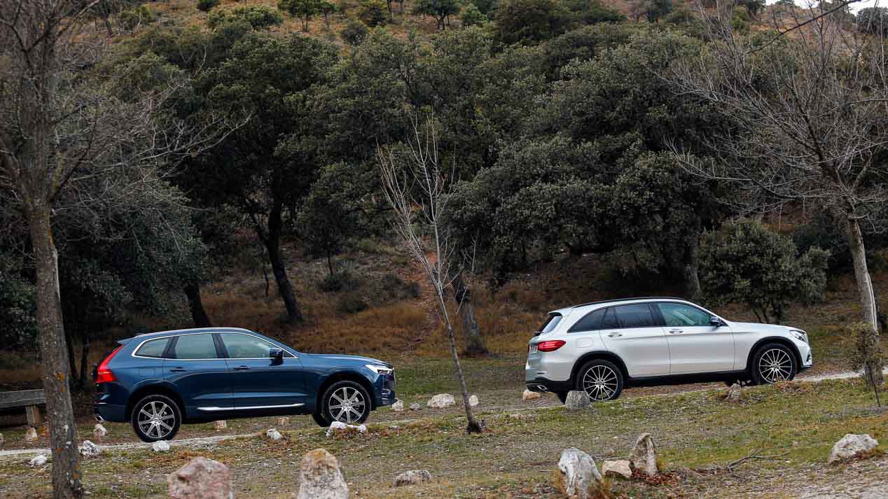 Comparativa: Mercedes GLC 250 d vs Volvo XC60 D4