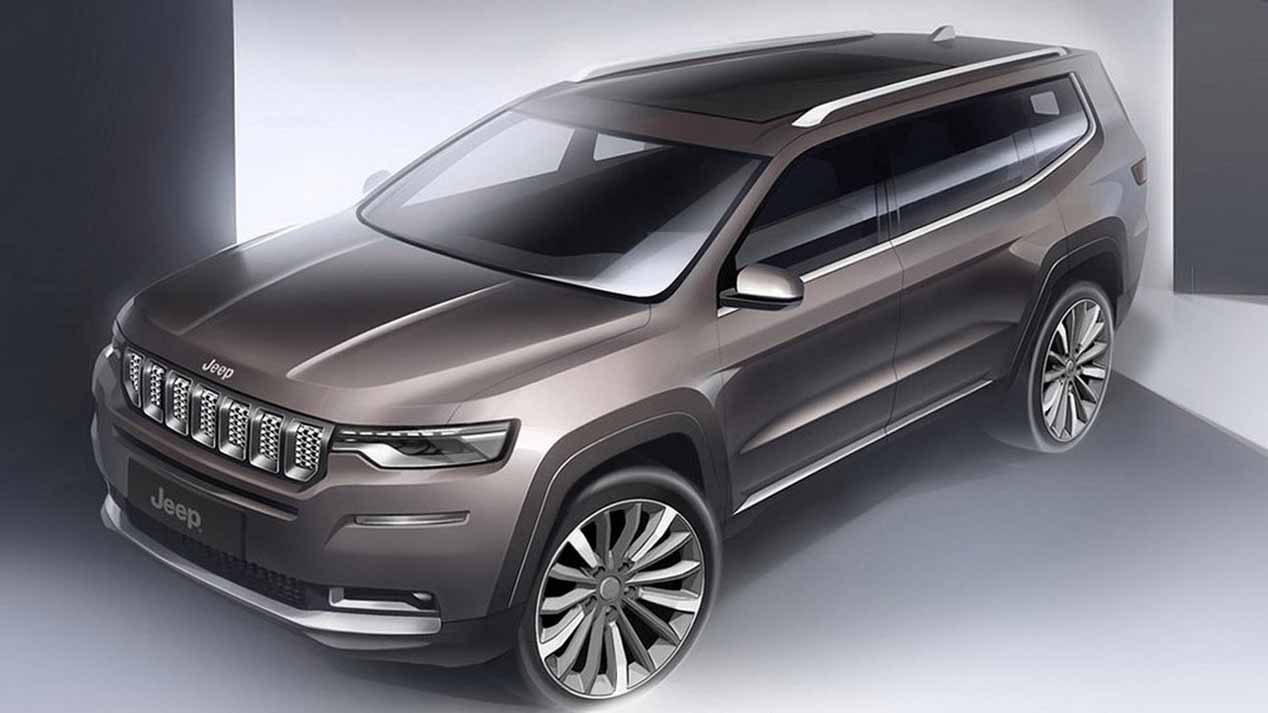 Jeep Grand Commander: las primeras imágenes del nuevo gran SUV