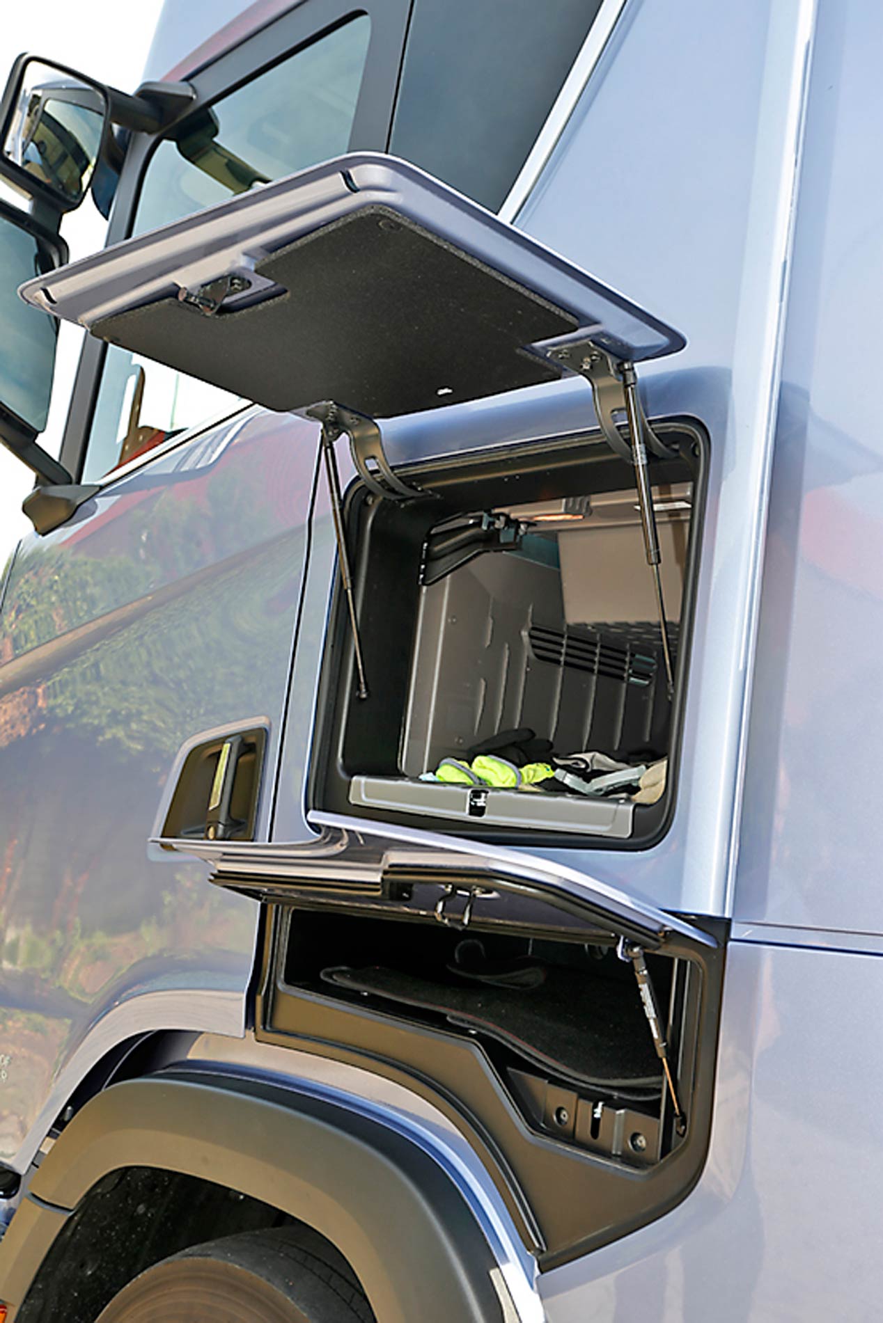Al volante del Scania S730
