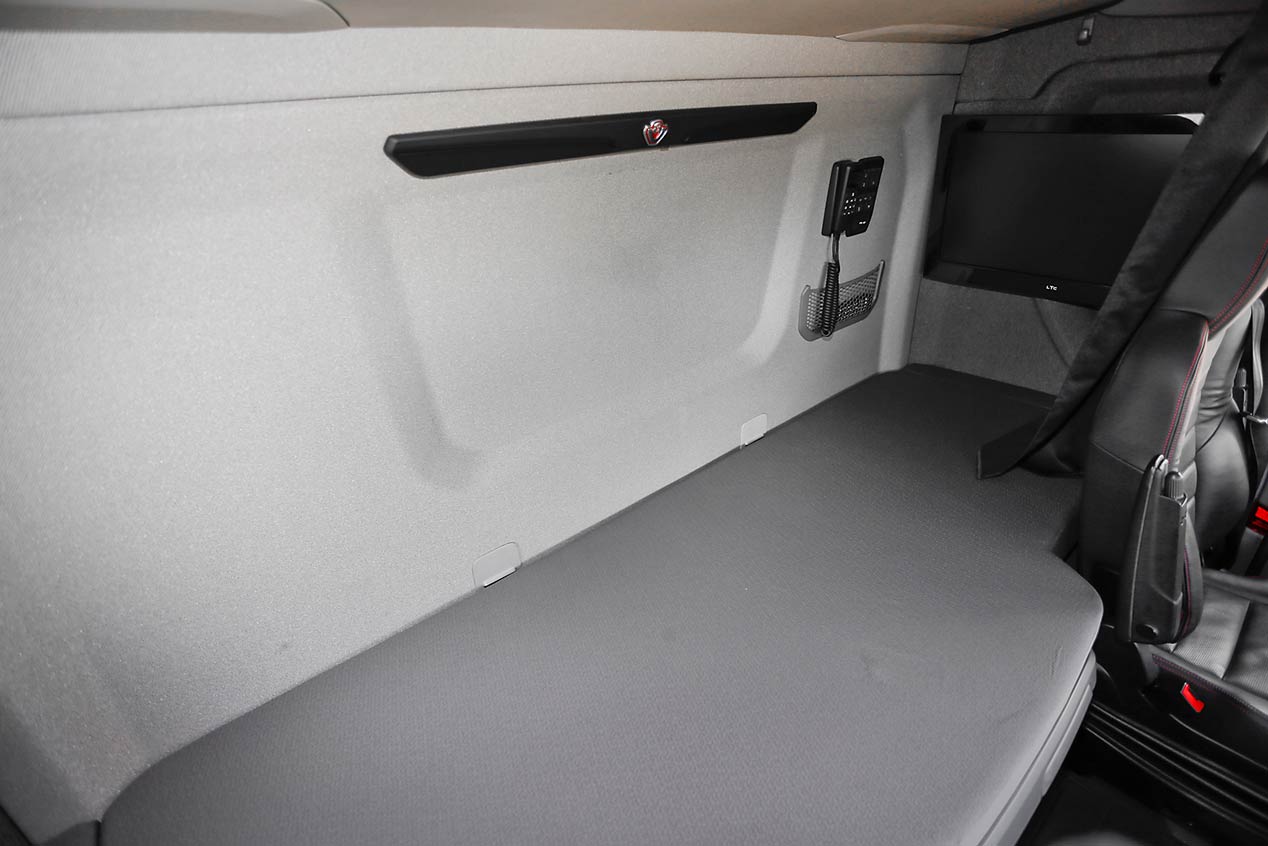 Al volante del Scania S730