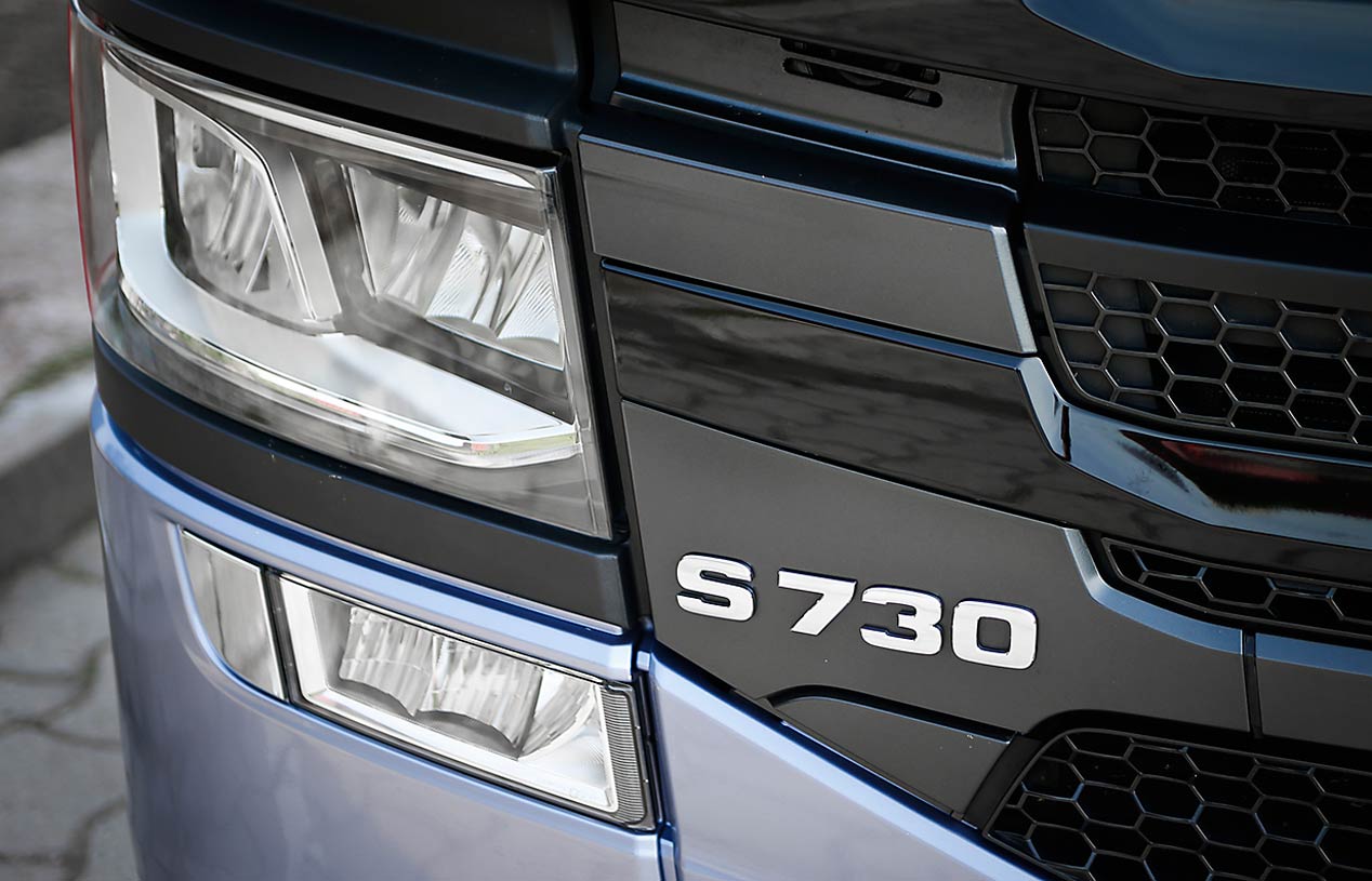 Al volante del Scania S730
