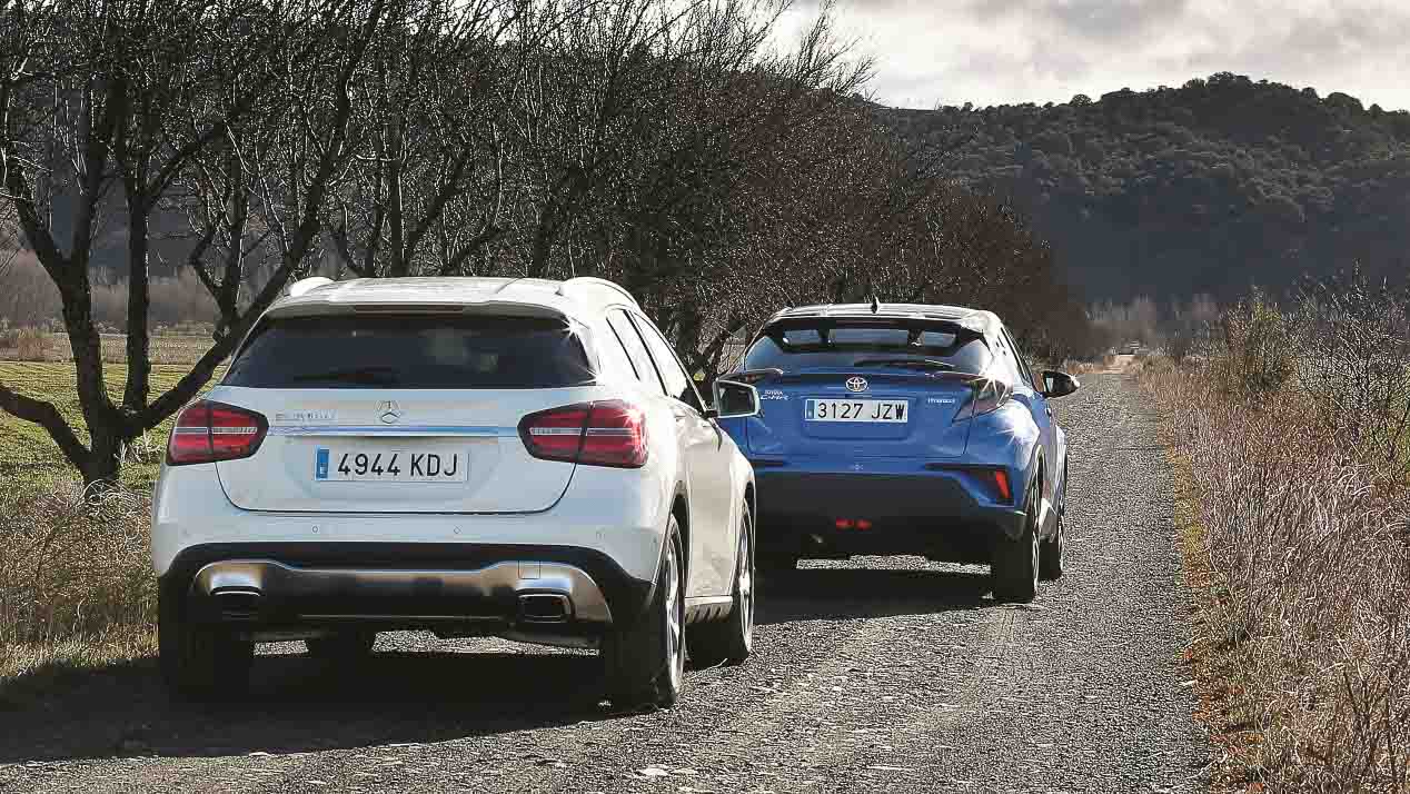Comparativa Mercedes GLA 180 vs Toyota C-HR