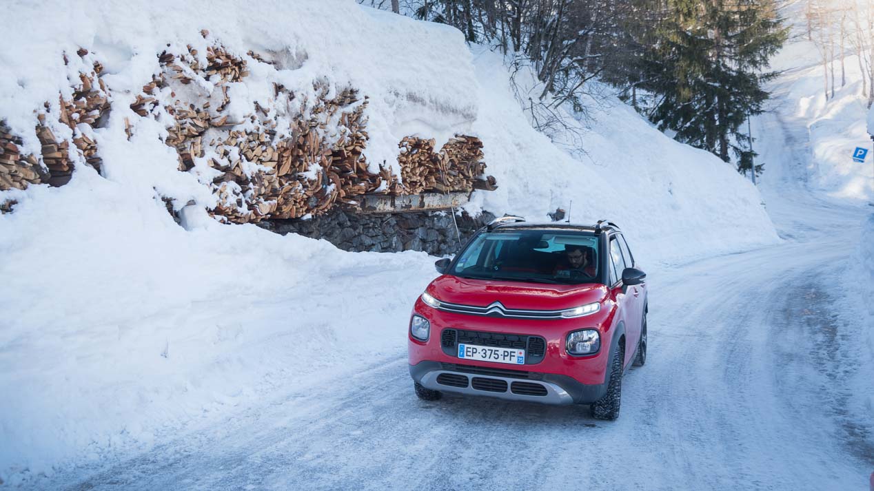 Probamos en nieve el C3 Aircross Grip Control
