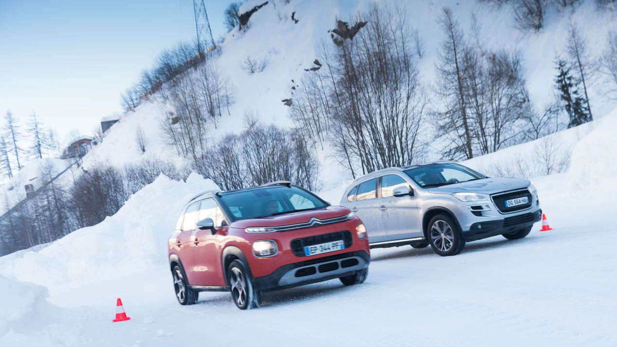 Probamos en nieve el C3 Aircross Grip Control