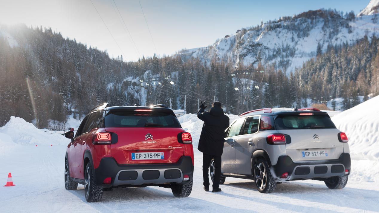Probamos en nieve el C3 Aircross Grip Control