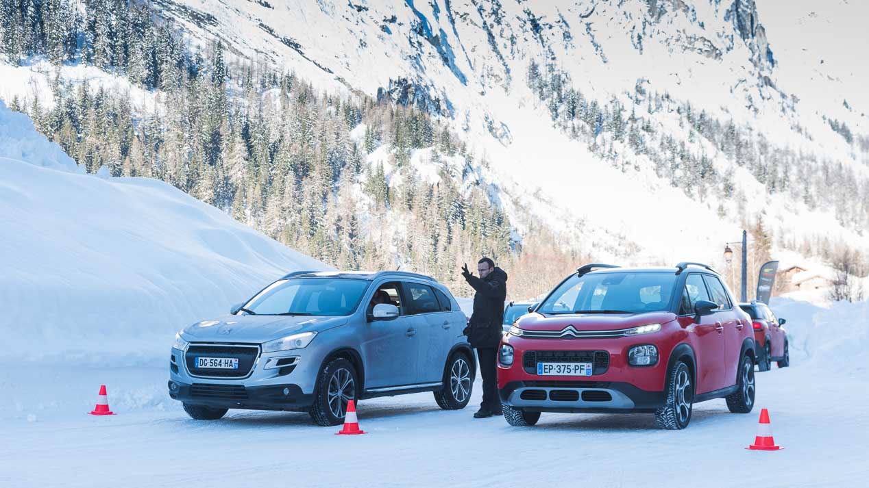 Probamos en nieve el C3 Aircross Grip Control