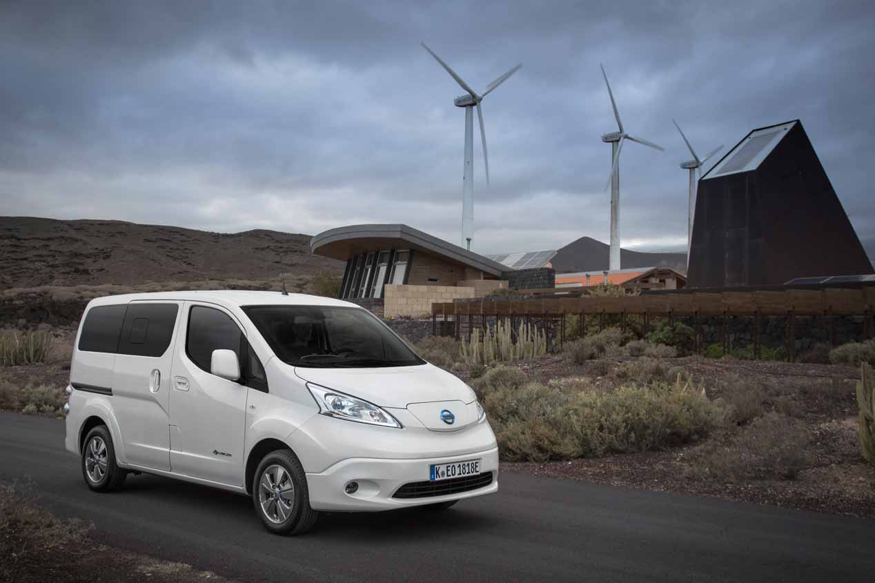Probamos la furgoneta eléctrica Nissan e-NV200 2018