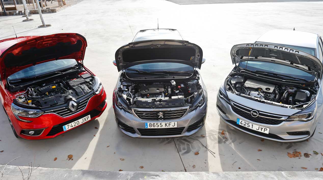 Comparativa: Opel Astra vs Renault Mégane vs Peugeot 308